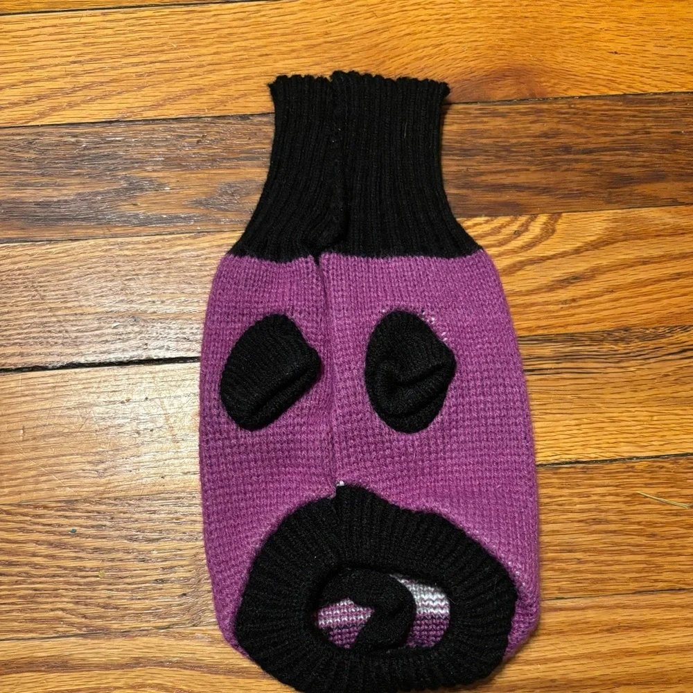 NWT Purple Ghost Cat Sweater size xx small
